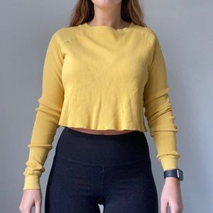 PacSun Cropped Long Sleeve Tee